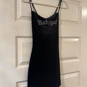 H&M Black Strappy party dress